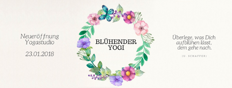 Blühender Yogi