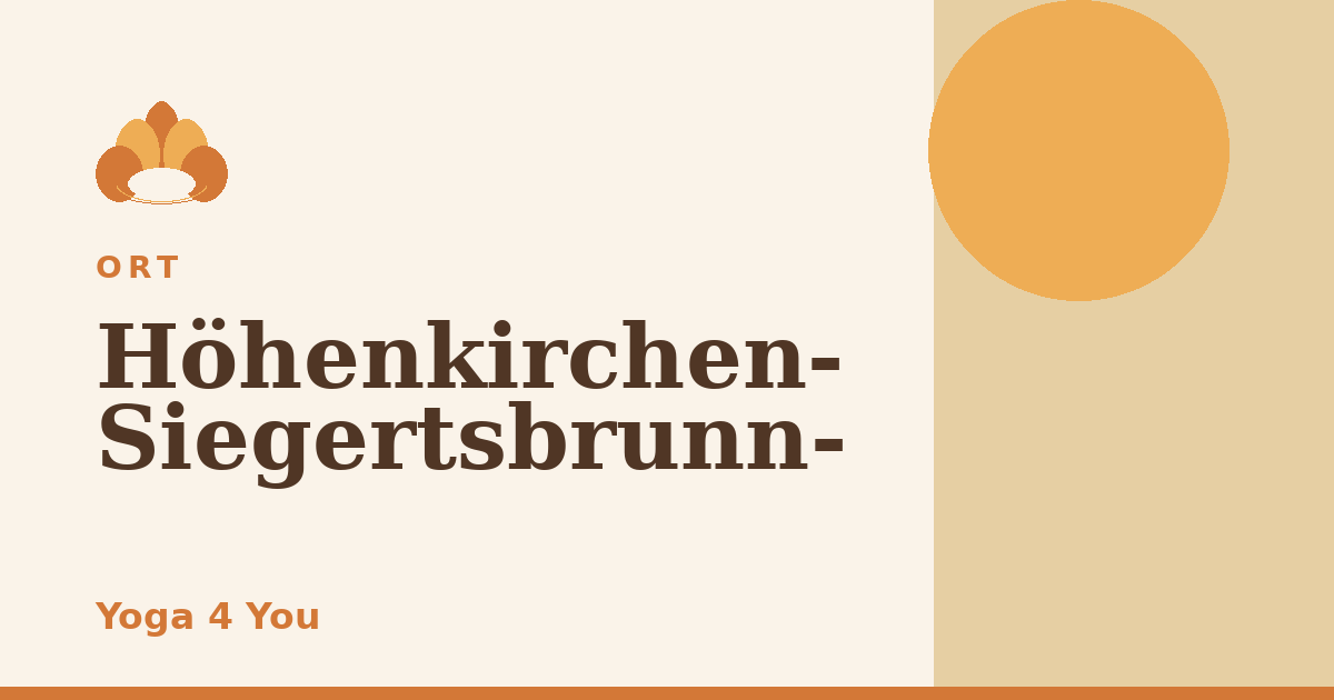 Höhenkirchen-Siegertsbrunn-Höhenkirchen