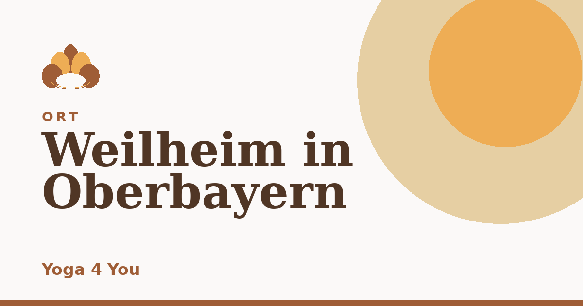 Weilheim in Oberbayern