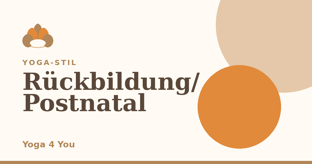 Rückbildung / Postnatal