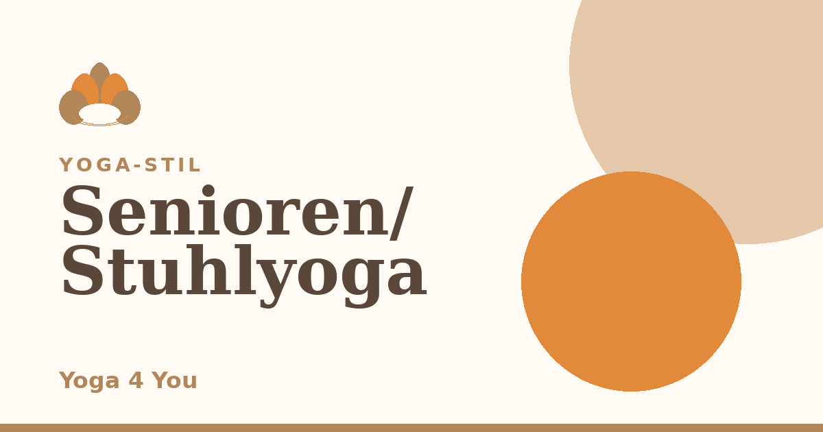 Senioren / Stuhlyoga