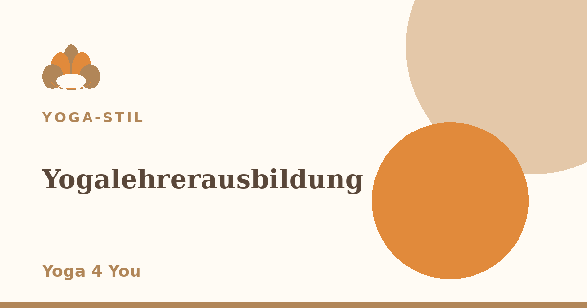 Yogalehrerausbildung